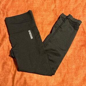 Black Vital Gymshark Leggings Medium